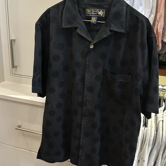Nat Nast silk shirt men’s medium - Picture 1 of 6